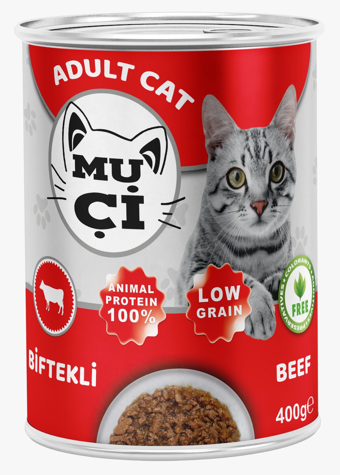 Muçi Konserve Kedi Maması — Sığır Etli