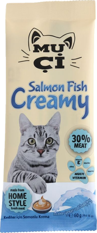 Muçi Islak Krema Mama Kedi — Somonlu