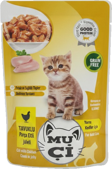 Muçi Jöleli Yaş Mama Yavru Kedi — Tavuklu